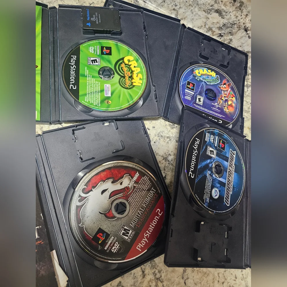4 of PlayStation2 games bundle
